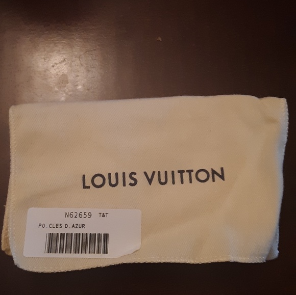 White Cles Damier Azur Key, Credit Card Wallet - Picture 6 of 6